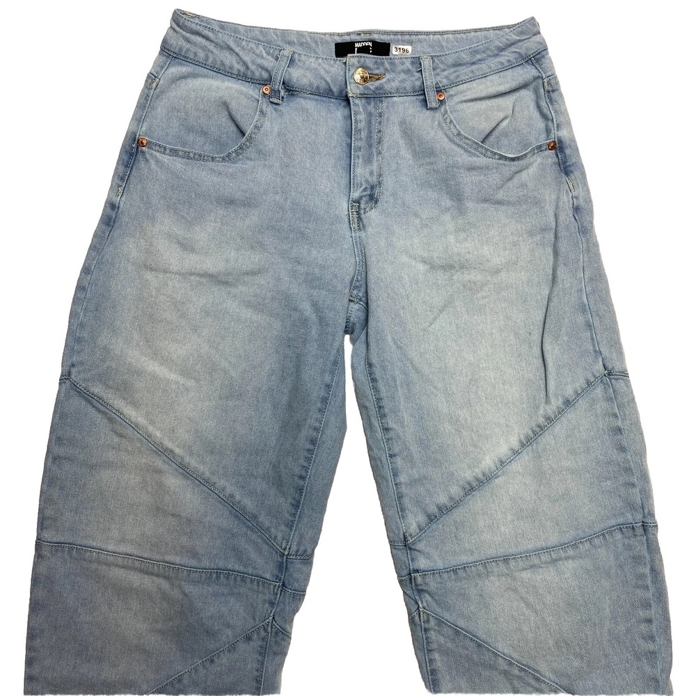 Steve Madden Baggy Jeans 8 Blue Cotton Baggy Skater Punk Wide Leg Denim
